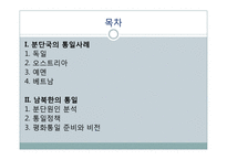 분단국의 통일사례와 남북한의 통일-2