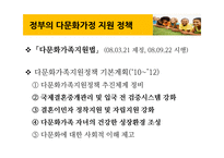 다문화 가정 정부정책과 개선방안-12