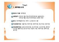 제주항공 기업분석과 제주항공 마케팅전략 분석및 제주항공 SWOT분석및 약점보완 방안제안 PPT레포트-4