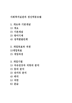 사회복지실천과 정신역동모델(사회복지실천기술론)-1
