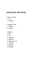 사회복지실천과 행동수정모델(사회복지실천기술론, 설진화, 양서원) 이론정리-1
