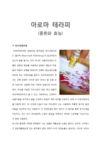 피부관리 미용학 - 아로마 테라피 종류와 효능-1