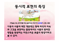 (아동미술) 아동미술의 특징, 아동화유형, 형태, 구도, 색채 PPT 파워포인트 발표-13