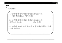 연령별 담당 보육교사의 직무스트레스-11