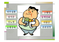 비만(비만교실, 비만이란, 비만의 문제, 표준체중) 발표, PPT, 파워포인트-12