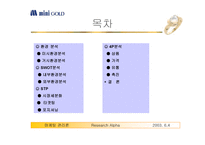 [마케팅]미니골드 마케팅분석-2