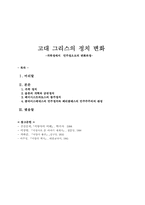 [서양고대사]고대 그리스의 정치 변화-3