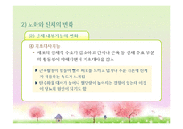 성인후기(60세 이상, 인간발달, 생물학적노화, 성격발달, 은퇴와적응, 성인후기의가족관계, 죽음에대한인식과적응) 프레젠테이션-8