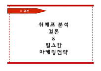 위메프 기업분석과 위메프 마케팅 4P,STP전략분석및 위메프 SWOT분석과 위메프에 필요한 마케팅 전략연구 PPT-17