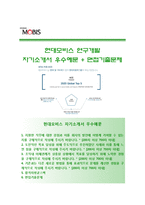 (현대모비스자기소개서 + 면접족보) 현대모비스(연구개발)자소서 [현대모비스합격자기소개서현대모비스자소서항목]-1