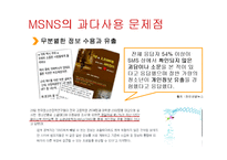 청소년 MSNS 과다사용 실태와 예방책-10