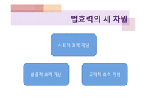 [법철학] 법효력에 대하여-3