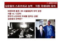 한국의 스포츠외교와 김운용-8
