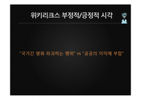 위키리크스의 시사점과 영향력-20
