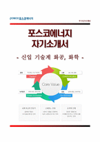 (포스코에너지자기소개서 + 면접족보) 포스코에너지(기술계)자소서 [포스코패밀리합격자기소개서포스코에너자자소서항목]-1
