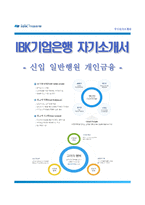 (IBK기업은행자소서) IBK기업은행(일반행원-개인금융)자기소개서,면접기출문제,IBK기업은행합격자기소개서,IBK기업은행자소서항목,IBK핵심가치-1