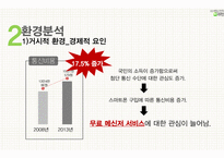 [네이버라인 LINE 마케팅분석 레포트] 네이버라인 서비스전략분석과 라인 마케팅전략분석과 라인 SWOT,STP분석및 향후시사점(발표대본첨부)-5