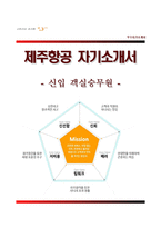(제주항공자기소개서 + 면접족보) 제주항공(객실승무원)자소서 [제주항공합격자기소개서제주항공자소서항목]-1