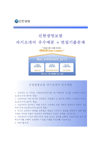 (신한생명보험자기소개서 + 면접족보) 신한생명보험자소서 [신한생명합격자기소개서신한생명자소서항목]-1
