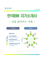 [한국IBM자기소개서] 한국IBM 합격자소서와 면접기출문제,한국IBM합격자기소개서,한국IBM자소서항목-1