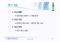 [마케팅조사론] 대선주조의 `C1소주`시원소주 조사-6