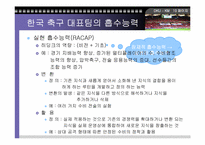 [지식경영] 한국축구대표팀의 지식경영-10