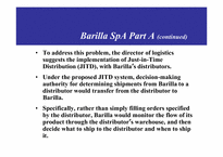 Barilla SpA SCM 레포트-12