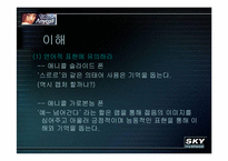 [소비자광고심리학] 광고로보는 애니콜 vs 스카이-15