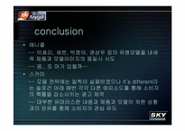 [소비자광고심리학] 광고로보는 애니콜 vs 스카이-17