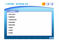 [인적자원관리] 국내 100대 기업의 교육훈련제도-9