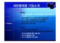 [국제마케팅] 세원텔레콤의 중국진출실패사례-7