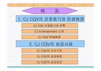 [조직구조] CJ CGV의 성공사례-2