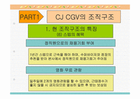 [조직구조] CJ CGV의 성공사례-19