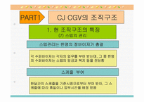 [조직구조] CJ CGV의 성공사례-20