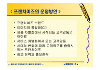 [유통관리] 우리나라 프랜차이즈의 특징 및 운영방안-12