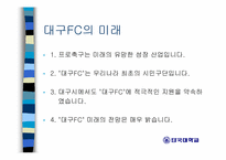 [스포츠마케팅] 대구FC 마케팅전략분석-11