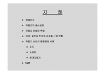 [품질경영] 자동차산업의 품질혁신-2