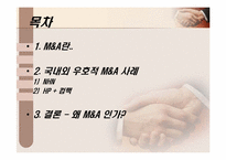 [인수합병] 국내외 사례로 알아본 우호적 M&A사례-2