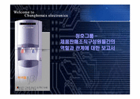 [조직행위론] 청호그룹- 제품판매조직구성원들간의 역할과 관계에 대한 보고서-1