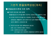 [외환론] 환율의 예측-13