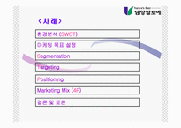 [마케팅전략] 남양알로에 마케팅전략-2