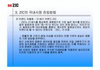 [국제마케팅] sk ZIC의 마케팅믹스전략-13
