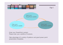 메이크업 패션 화장 뷰티 미용 색조 배경파워포인트 PowerPoint PPT 프레젠테이션-19