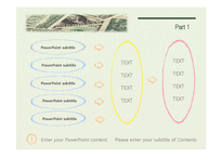 미국달러 돈 경제 배경파워포인트 PowerPoint PPT 프레젠테이션-11
