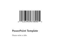 바코드 2차원바코드 유통 code 배경파워포인트 PowerPoint PPT 프레젠테이션-1