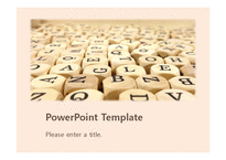 영어 알파벳 ABC 배경파워포인트 PowerPoint PPT 프레젠테이션-1