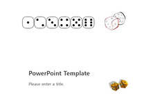 주사위 확률 확률변수 경우의수 분석 수학 통계  배경파워포인트 PowerPoint PPT 프레젠테이션-1