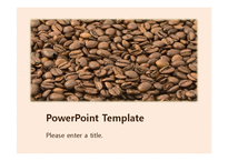 커피 원두 공정무역 바리스타 Fair Trade 배경파워포인트 PowerPoint PPT 프레젠테이션-1