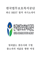 한국법무보호복지공단 일반직 최신 BEST 합격 자기소개서!!!!-1