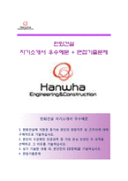 (한화건설자기소개서 + 면접족보) 한화건설자소서 [한화건설합격자기소개서한화건설자소서항목]-1